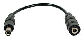 Lindy DC Adapter Cable - Adapter - Digital / Daten / Strom / Netzteil Adapterkabel 0,15 m - Schwarz