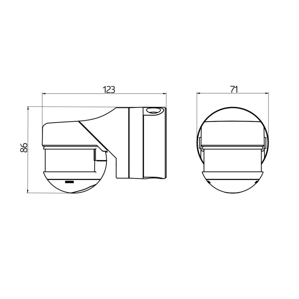 BEG Brück Electronic Bewegungsmelder RC-plus next N230 ws
