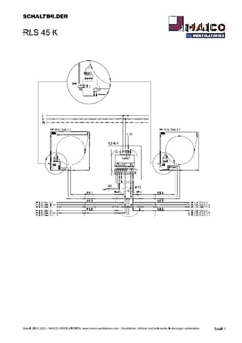 Technische Schaltplan eines elektrischen Schaltkreises, der Verdrahtungsverbindungen und Schaltgeräteannotationen zeigt. Schlüsselkomponenten gekennzeichnet als HP/Km1 und HP/Km2.