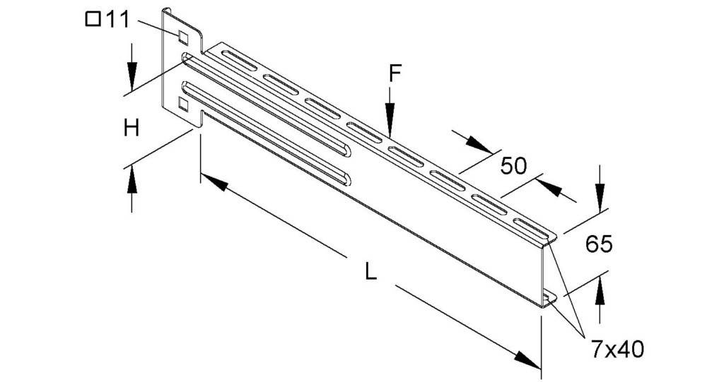 Niedax Ausleger KTUL 400