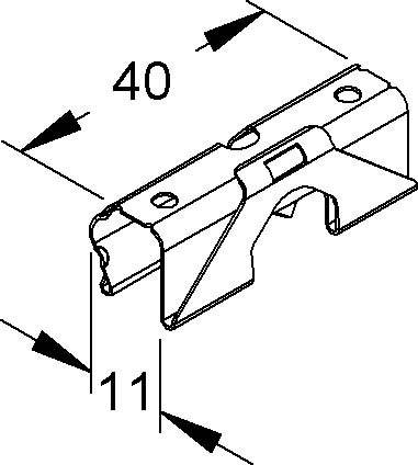 Niedax Deckelhaltefeder RDHF 9 E2