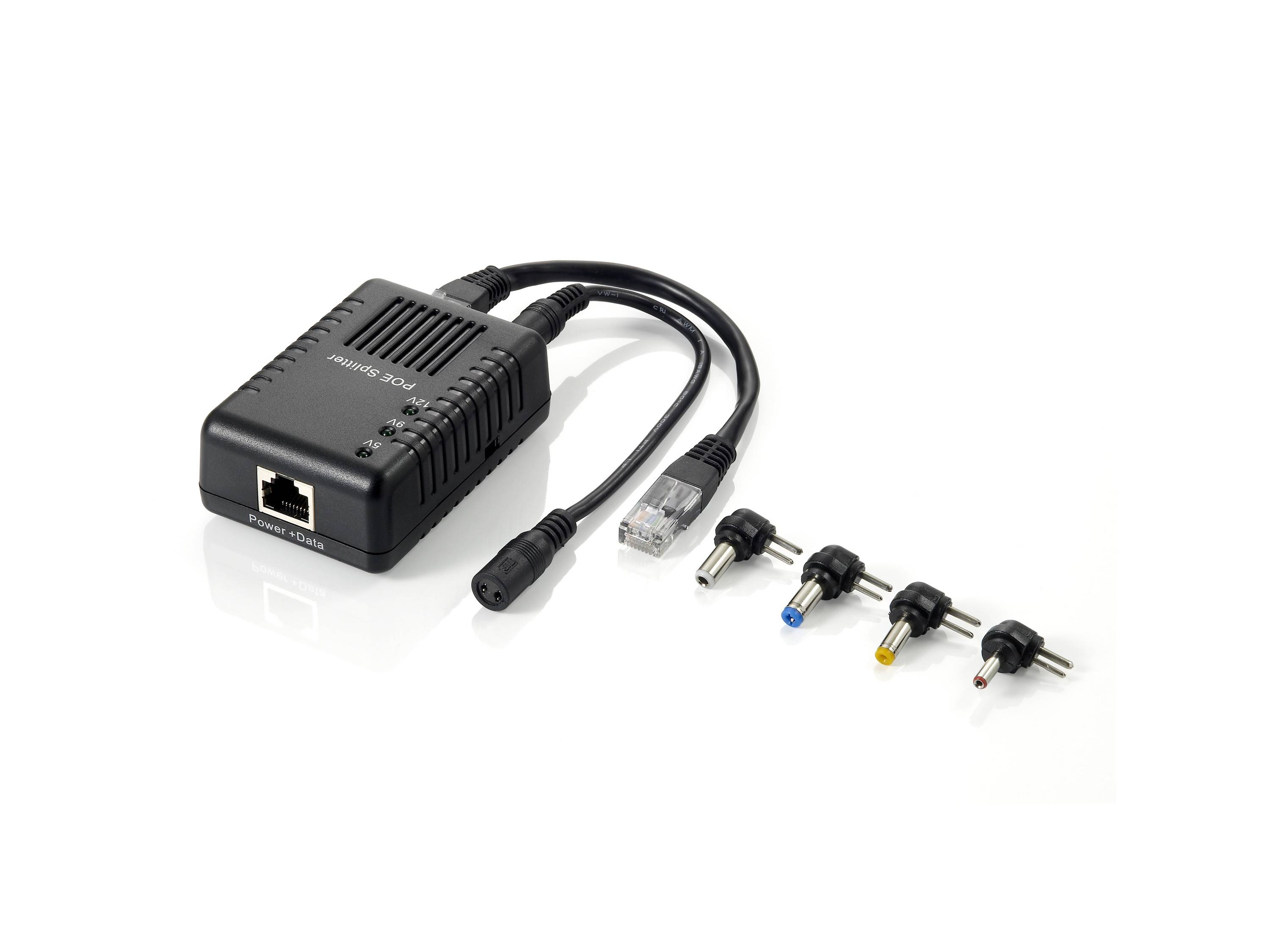 LevelOne POS-1002 - PoE-Splitter - Ausgangsanschlüsse: