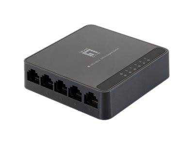 LevelOne GEU-0522 - Switch - 5 x 10/100/1000 - 5-Port - Voll-Duplex - Ethernet -
