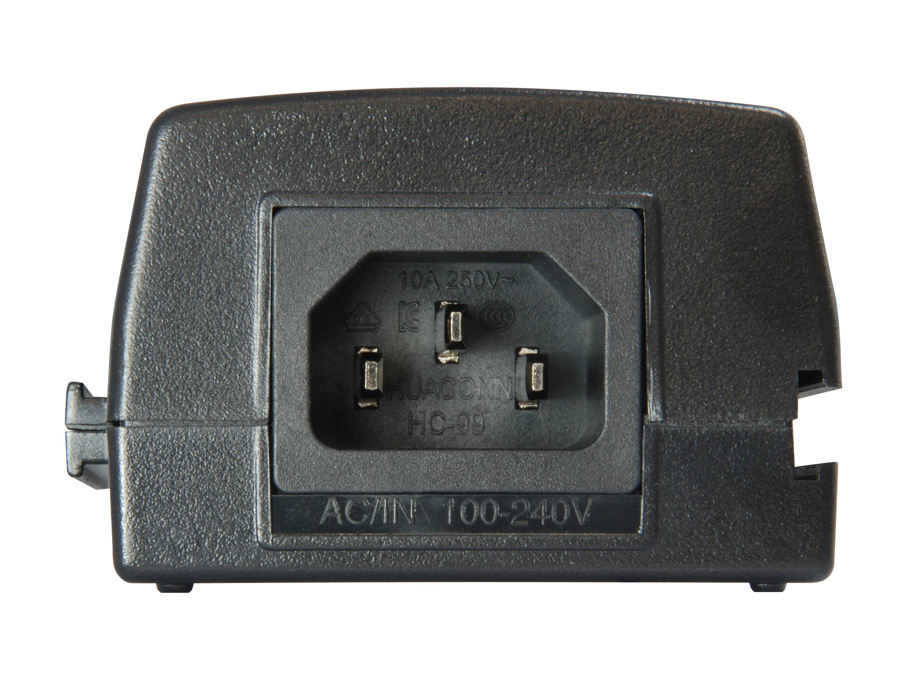 LevelOne POI-2012, Schnelles Ethernet, 10,100 Mbit/s, IEEE 802.3,IEEE 802.3af,IEEE 802.3u, 100 m, Schwarz, PoE, Leistung