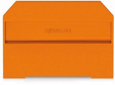 Wago Abschlussplatte u. Zwischenplatte 282-312 orange
