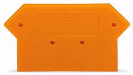 Wago Abschlussplatte u. Zwischenplatte 282-317 orange