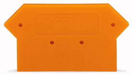 Wago Abschlussplatte u. Zwischenplatte 282-317 orange
