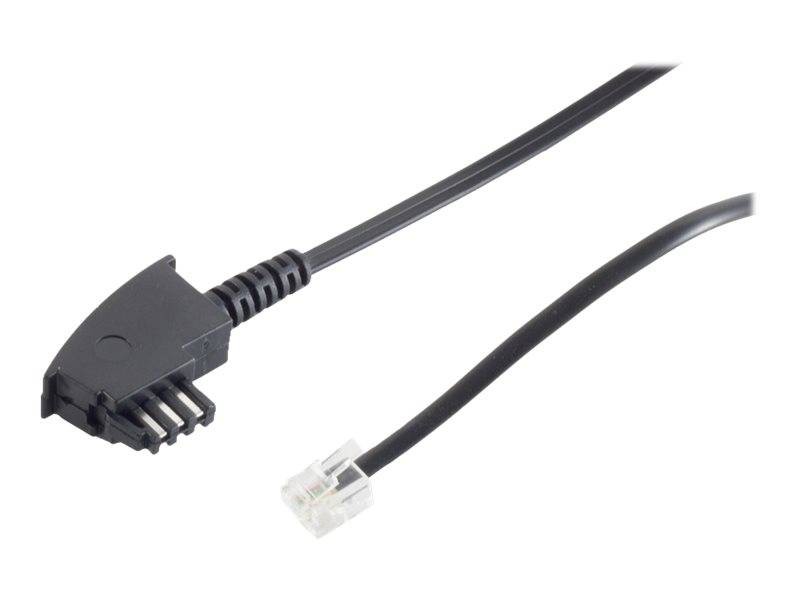 SHIVERPEAKS - S-Impuls - Telefonkabel - TAE-F (M) bis RJ-11 (6-polig)