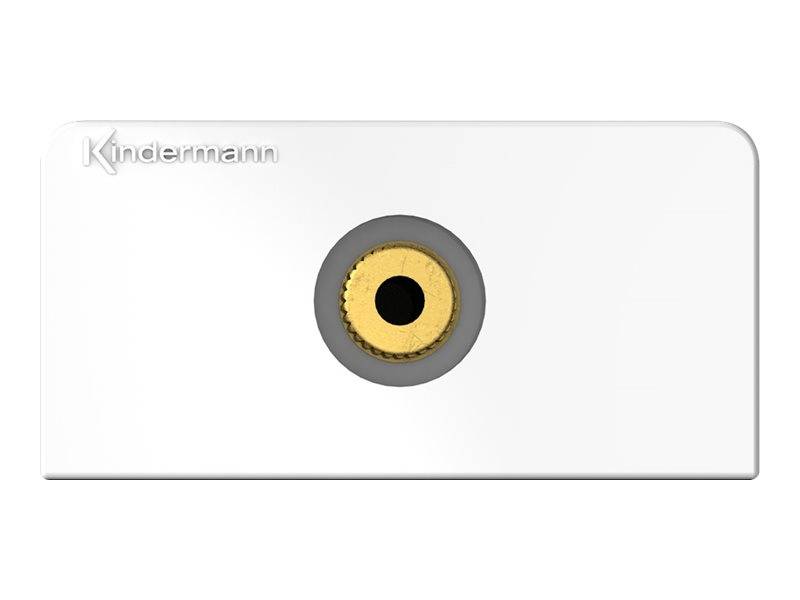 Kindermann Konnect design click Audio Jack - Modulares Faceplate-Snap-In