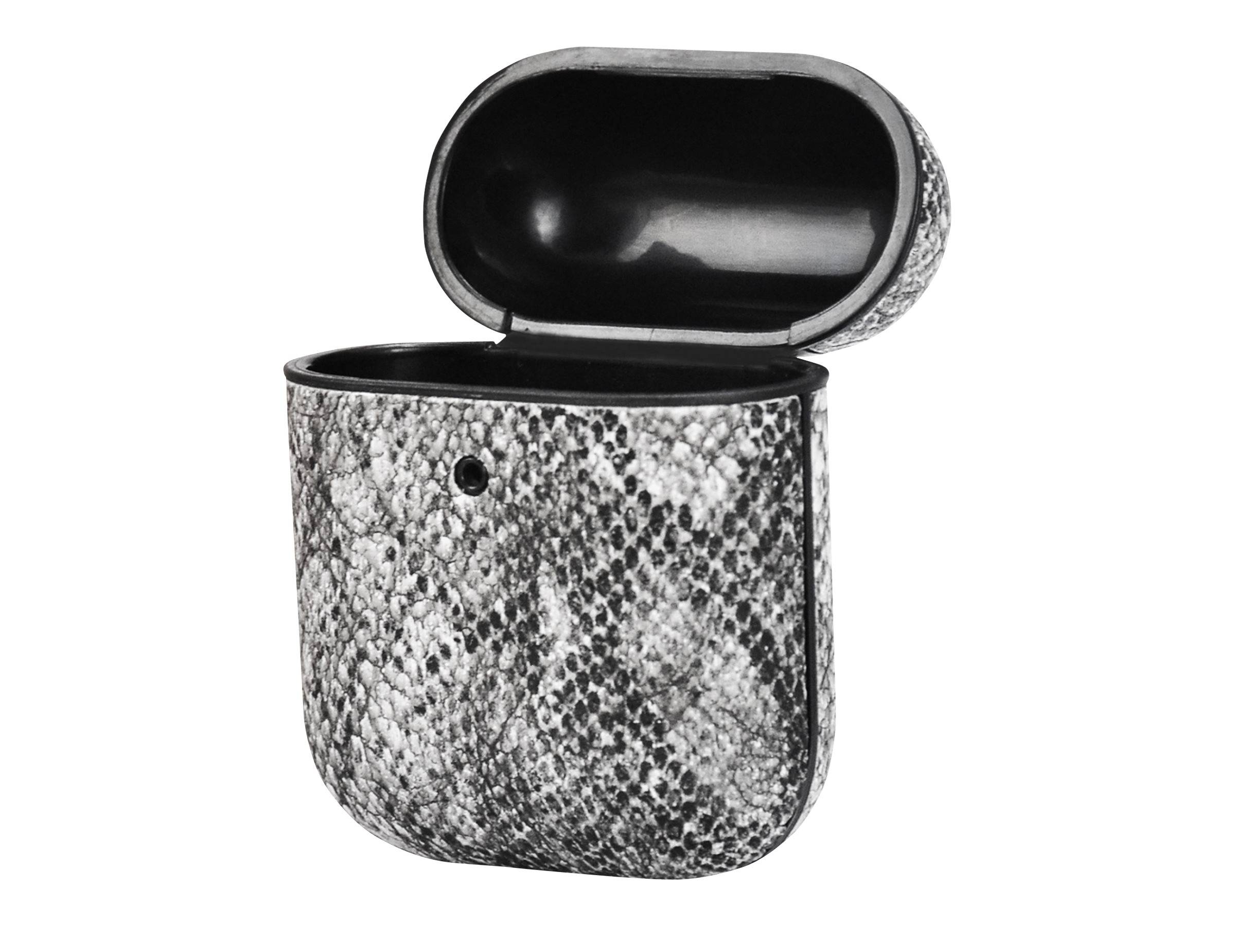 TERRATEC Air Box - Tasche für Kopfhöhrer - Polycarbonat - Black Snake - für Apple AirPods (1. Generation, 2. Generation)