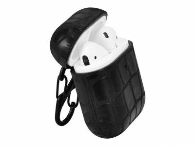 TERRATEC Air Box - Tasche für Kopfhöhrer - Polycarbonat - stone black - für Apple AirPods (1. Generation, 2. Generation)