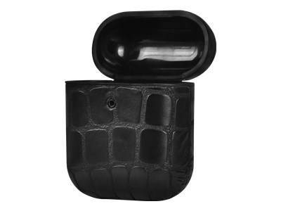 TERRATEC Air Box - Tasche für Kopfhöhrer - Polycarbonat - stone black - für Apple AirPods (1. Generation, 2. Generation)