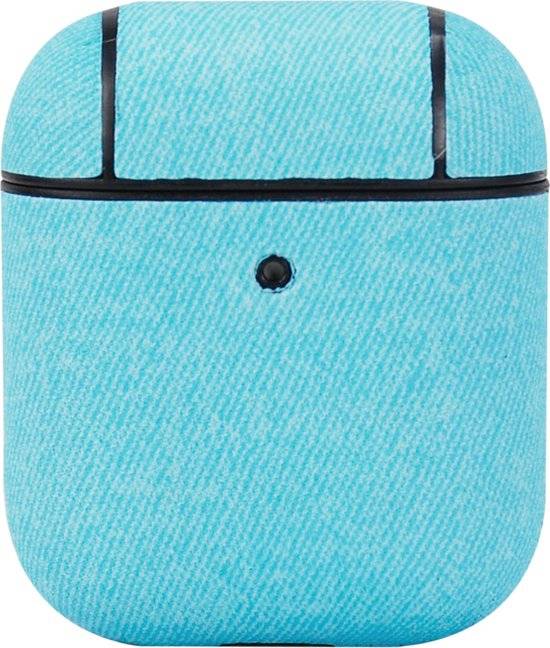 TERRATEC Air Box - Tasche für Kopfhöhrer - Polycarbonat - Fabric Blue - für Apple AirPods (1. Generation, 2. Generation)