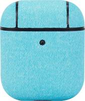 TERRATEC Air Box - Tasche für Kopfhöhrer - Polycarbonat - Fabric Blue - für Apple AirPods (1. Generation, 2. Generation)