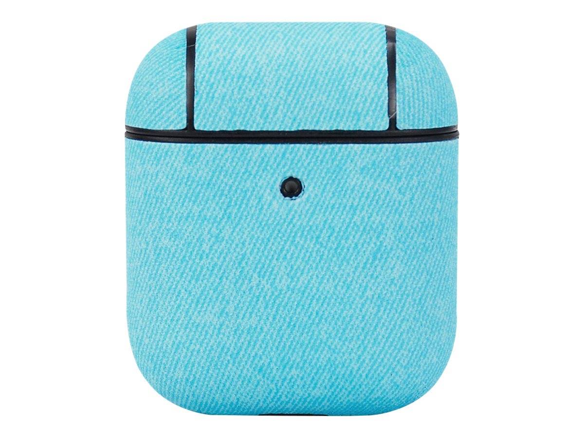 TERRATEC Air Box - Tasche für Kopfhöhrer - Polycarbonat - Fabric Blue - für Apple AirPods (1. Generation, 2. Generation)