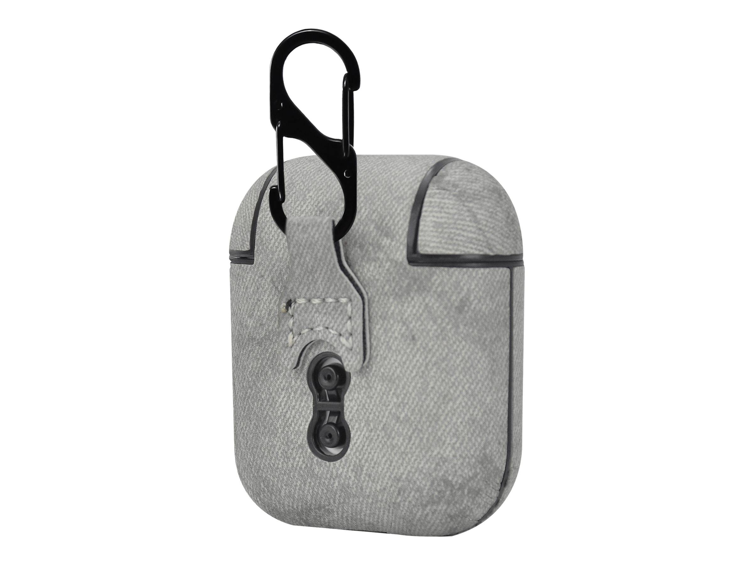 TERRATEC Air Box - Tasche für Kopfhöhrer - Polycarbonat - Fabric Gray - für Apple AirPods (1. Generation, 2. Generation)