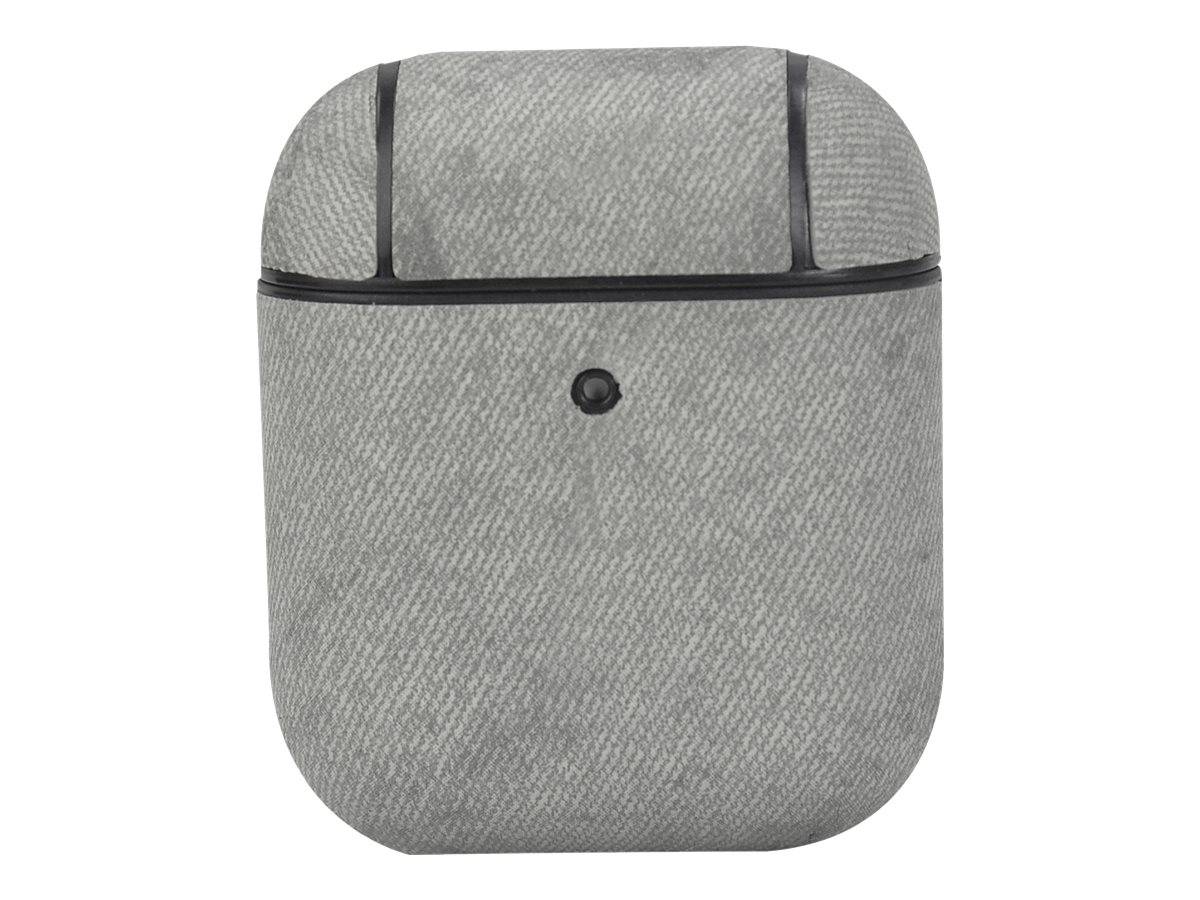TERRATEC Air Box - Tasche für Kopfhöhrer - Polycarbonat - Fabric Gray - für Apple AirPods (1. Generation, 2. Generation)