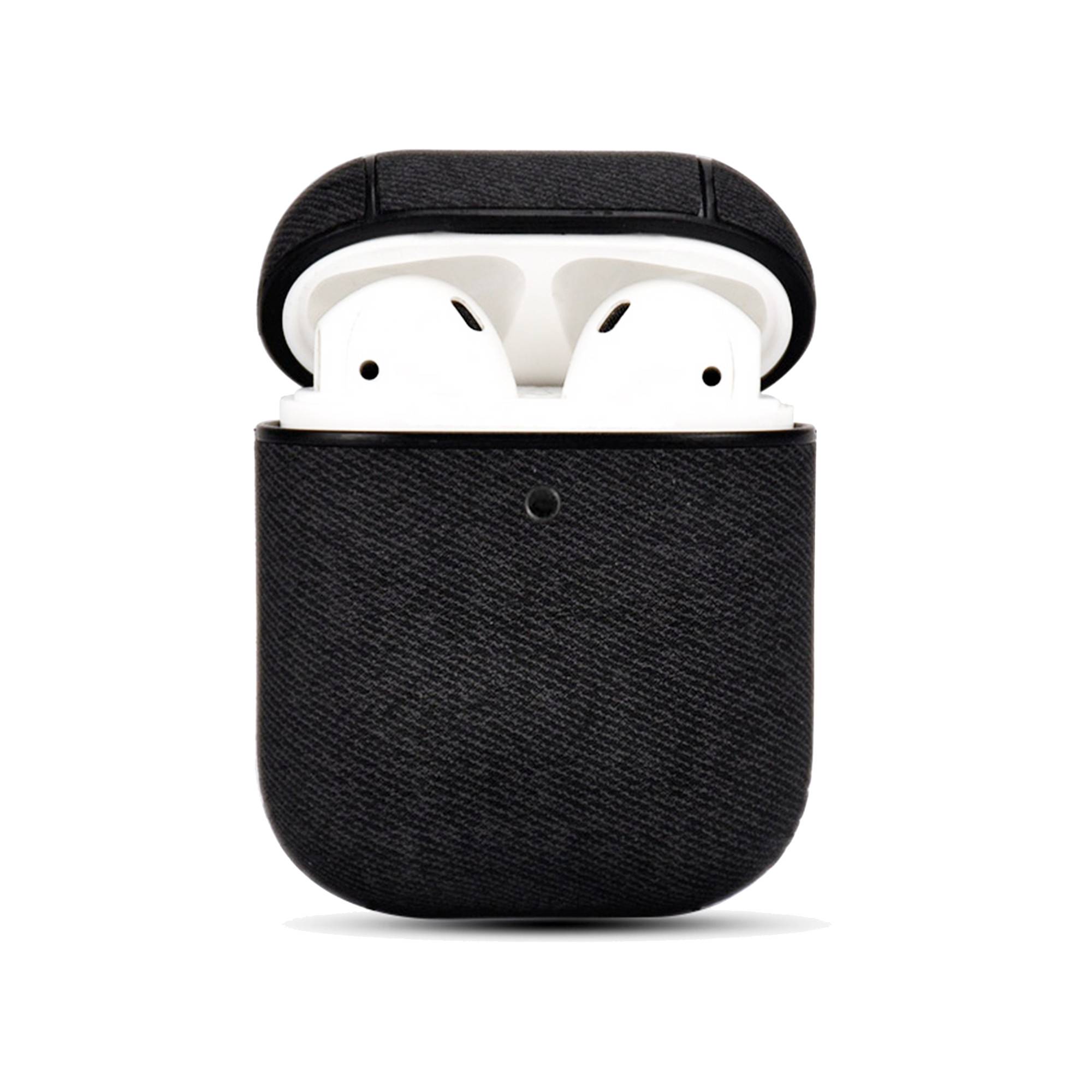 TERRATEC Air Box - Tasche für Kopfhöhrer - Polycarbonat - schwarzer Stoff - für Apple AirPods (1. Generation, 2. Generat
