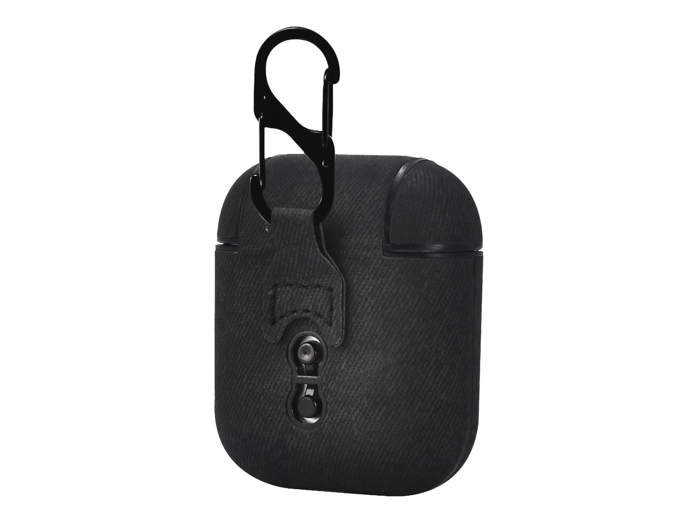TERRATEC Air Box - Tasche für Kopfhöhrer - Polycarbonat - schwarzer Stoff - für Apple AirPods (1. Generation, 2. Generat