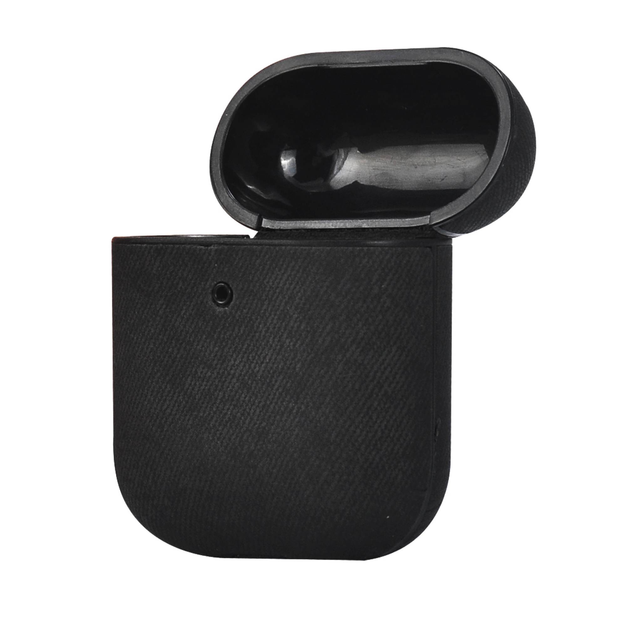 TERRATEC Air Box - Tasche für Kopfhöhrer - Polycarbonat - schwarzer Stoff - für Apple AirPods (1. Generation, 2. Generat