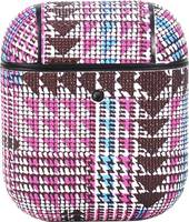 TERRATEC Air Box - Tasche für Kopfhöhrer - Polycarbonat - Tartan Pink - für Apple AirPods (1. Generation, 2. Generation)
