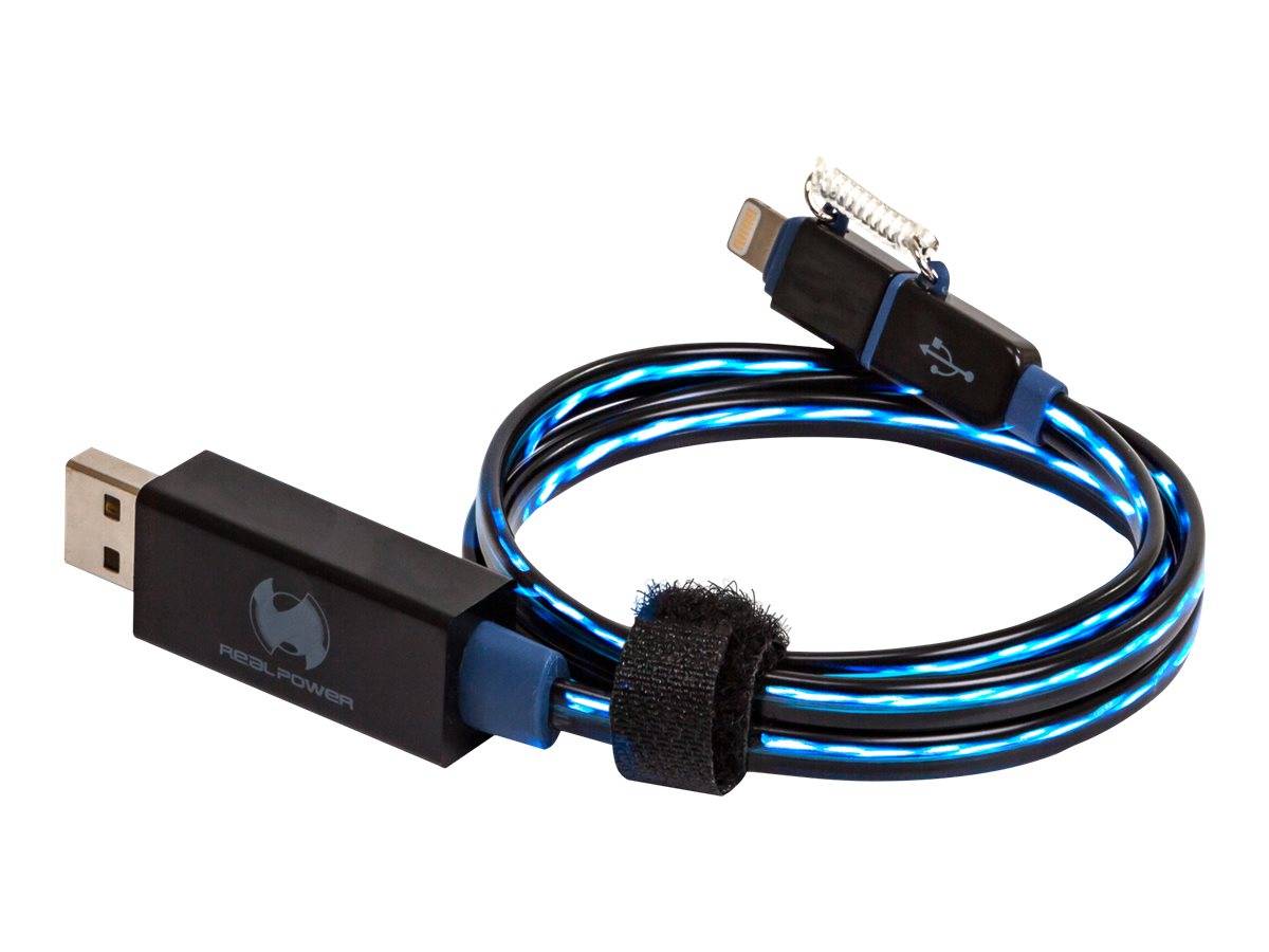 ULTRON - RealPower floating cable 2in1 - Lade-/Datenkabel - Micro-USB Typ B, Lightning (M)