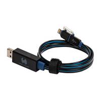 ULTRON - RealPower floating cable 2in1 - Lade-/Datenkabel - Micro-USB Typ B, Lightning (M)