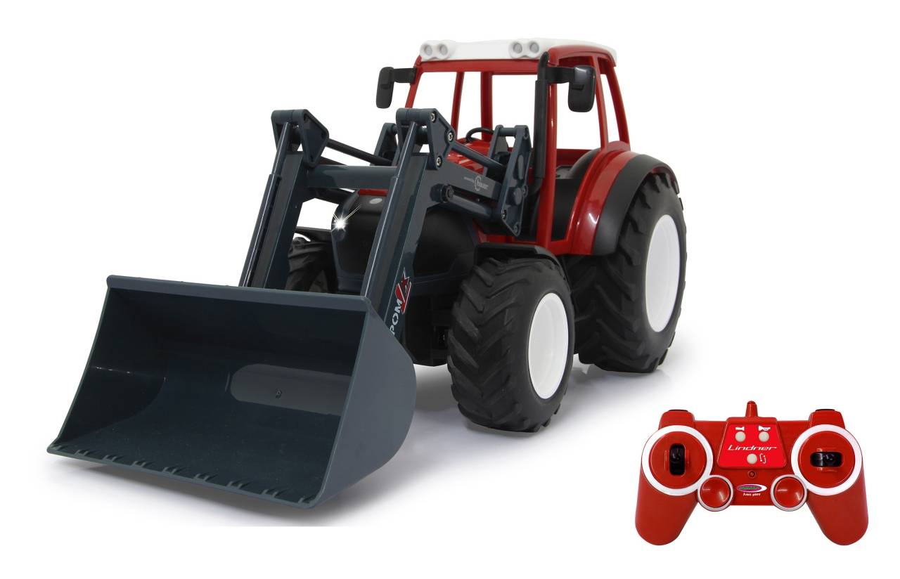 Jamara Lindner Geotrac mit Frontlader 1:16 2.4GHz, Frontlader, Elektromotor, 1:16, Betriebsbereit (RTR), Schwarz, Rot, Weiß, Junge