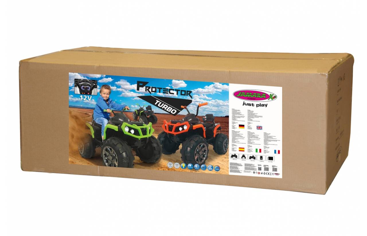 Jamara Quad Protector, 3 Jahr(e), 4 Rad/Räder, Schwarz, Orange