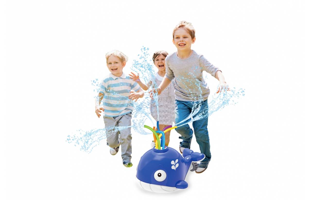 Jamara MC Fizz Water sprinkler Whale, Rund, Mehrfarben