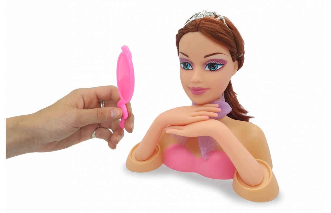 Jamara Stylehead Set Emma Beauty, Frisieren, Spielset, 3 Jahr(e), Mädchen, Kinder, Mehrfarben