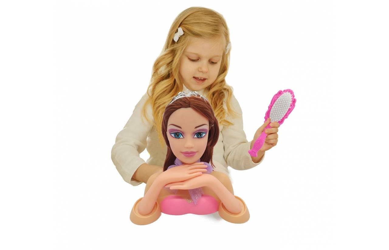 Jamara Stylehead Set Emma Beauty, Frisieren, Spielset, 3 Jahr(e), Mädchen, Kinder, Mehrfarben