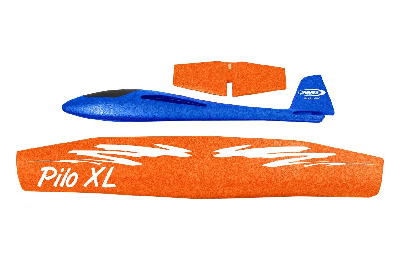 Jamara Schaumwurfgleiter 2in1 - Pilo XL, Spielzeug-Segelflugzeug, 8 Jahr(e)