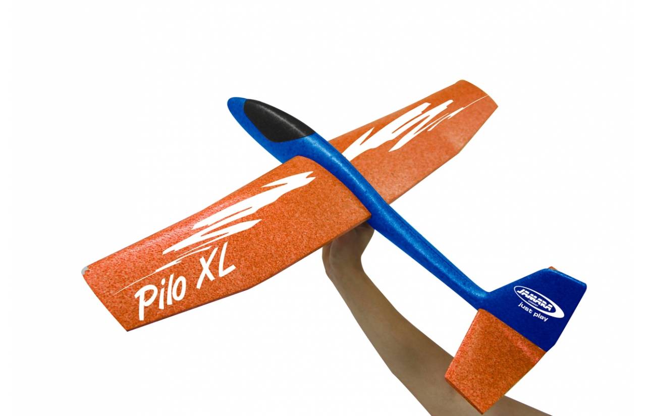 Jamara Schaumwurfgleiter 2in1 - Pilo XL, Spielzeug-Segelflugzeug, 8 Jahr(e)