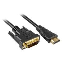 Sharkoon - Adapterkabel - Dual Link - HDMI männlich zu DVI-D männlich