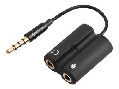 Sharkoon - Audio-Adapter - 4-poliger Mini-Stecker