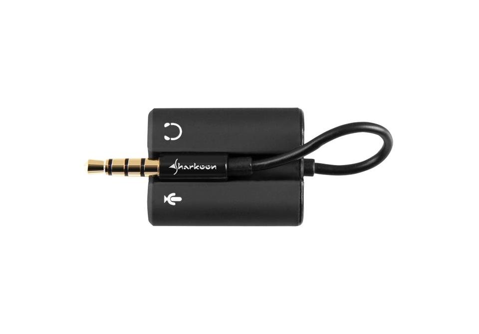 Sharkoon - Audio-Adapter - 4-poliger Mini-Stecker