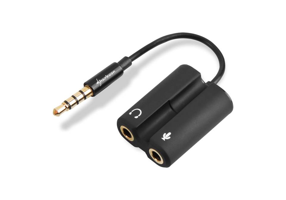 Sharkoon - Audio-Adapter - 4-poliger Mini-Stecker
