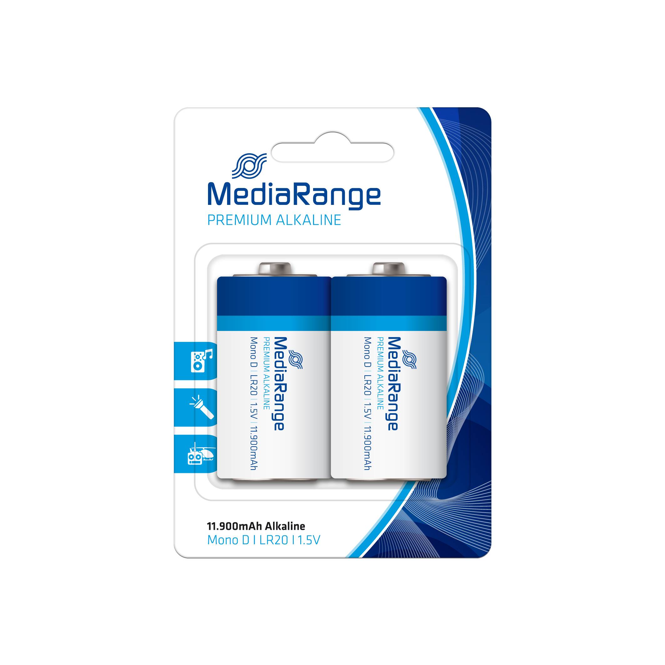 MediaRange Premium MRBAT109 - Batterie 2 x D