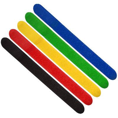 MEDIARANGE MRCS302 - Kabelbinder mit Klettverschluss - Nylon - Schwarz - Blau -