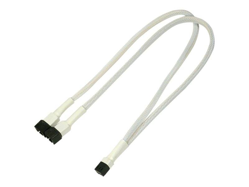 Nanoxia Netzsplitter für Lüfter - Molex, 3-polig (W) - bis Molex - 3-polig (M) -