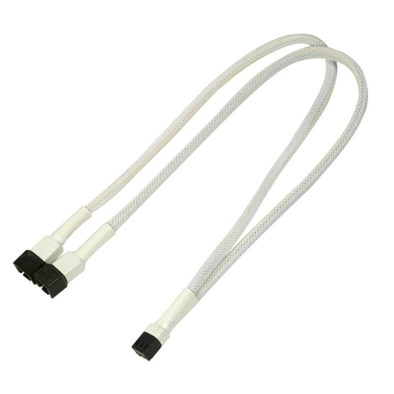 Nanoxia Netzsplitter für Lüfter - Molex, 3-polig (W) - bis Molex - 3-polig (M) -