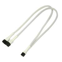 Nanoxia Netzsplitter für Lüfter - Molex, 3-polig (W) - bis Molex - 3-polig (M) -