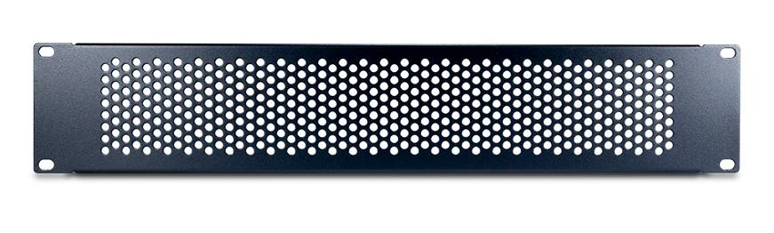 Inter-Tech PINHOLE APERTURE - Blindplatte - RAL 9005 - 2U - 48.3 cm (19")