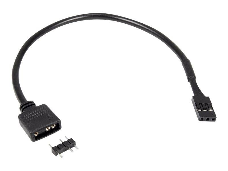 Inter-Tech - RGB-LED-Adapter - 3-poliger RGB-Header (M)