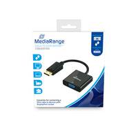 MediaRange SVGA naar DisplayPort Converter, VGA-contrastekker/DP-stekker, 15 cm, 0,15 m, VGA (D-Sub), DisplayPort, Weibl
