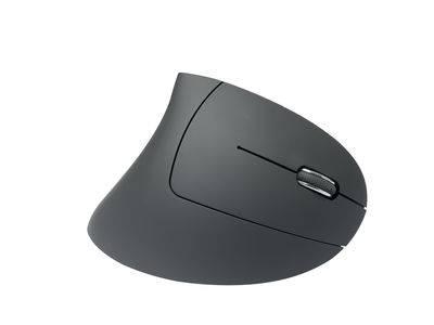 MediaRange - Vertikale Maus - ergonomisch - Für Rechtshänder - optisch - 6 Tasten - kabellos - 2.4 GHz - kabelloser Empf