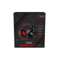MediaRange MRGS300, Kopfhörer, Kopfband, Gaming, Schwarz, Rot, Binaural, 2 m