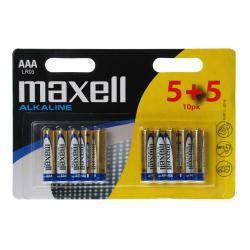 Maxell LR03 - Batterie 10 x AAA - Alkalisch