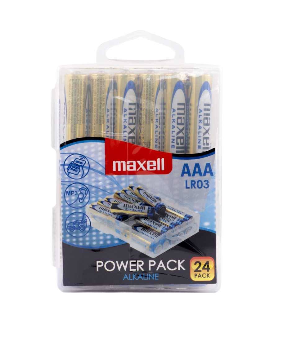 Maxell LR03 - Batterie 24 x AAA - Alkalisch - Alkaine. 24xAAA - 1.5V